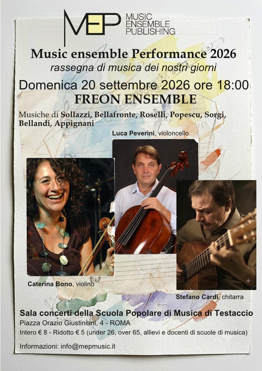 Music ensemble Performance 2026 - Secondo concerto